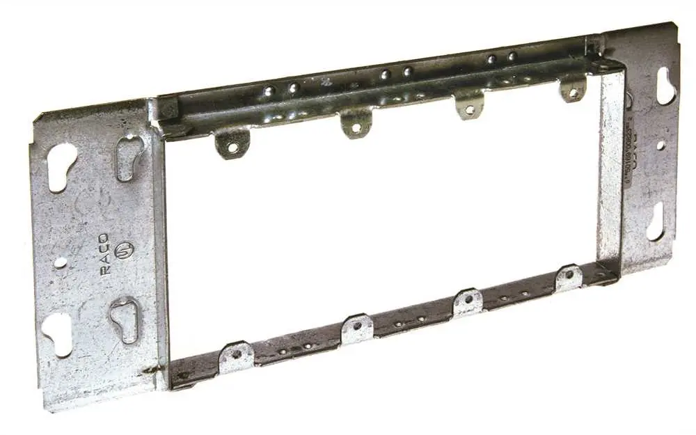 Hubbell Gang Box Mud Ring 4 Device Raised 3-4" 1