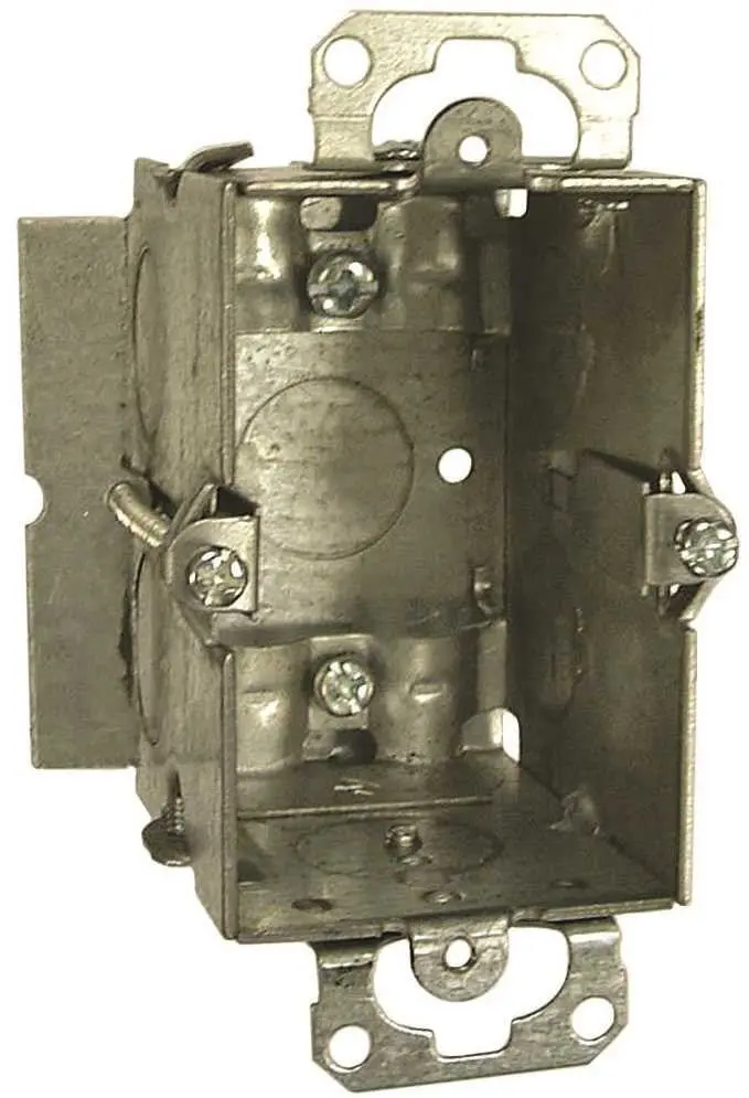 Hubbell Switch Box Gangable Nmsc And Old Work Clips 2-1-2" Deep 1