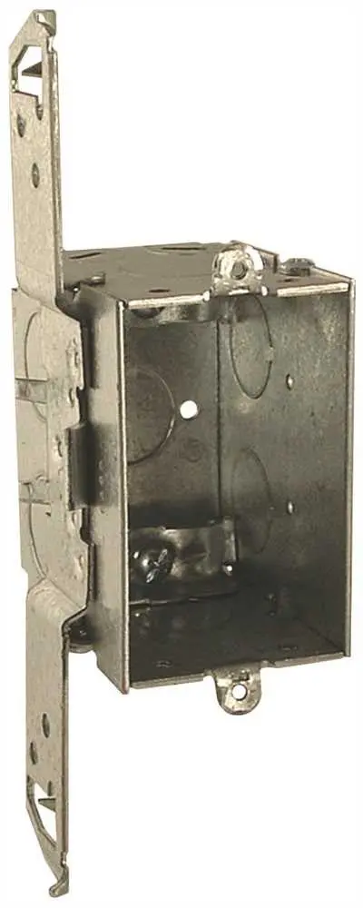 Hubbell Switch Box Gangable Ts Bracket Nmsc Clamps 2-3-4 In. Deep 1