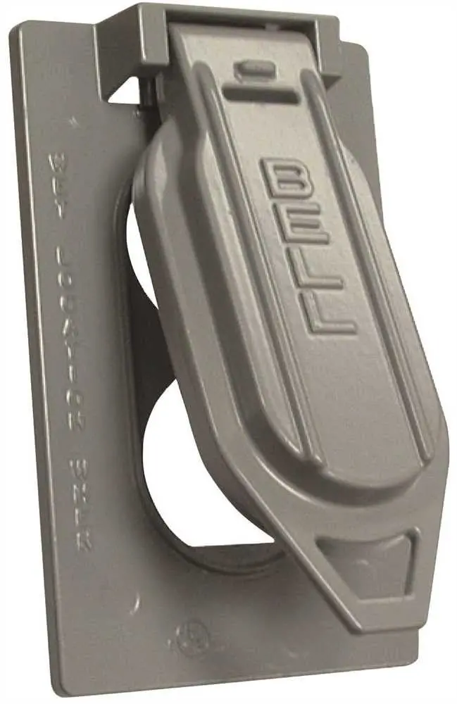 Hubbell Weatherproof Cover Single Gang Duplex Vertical 1