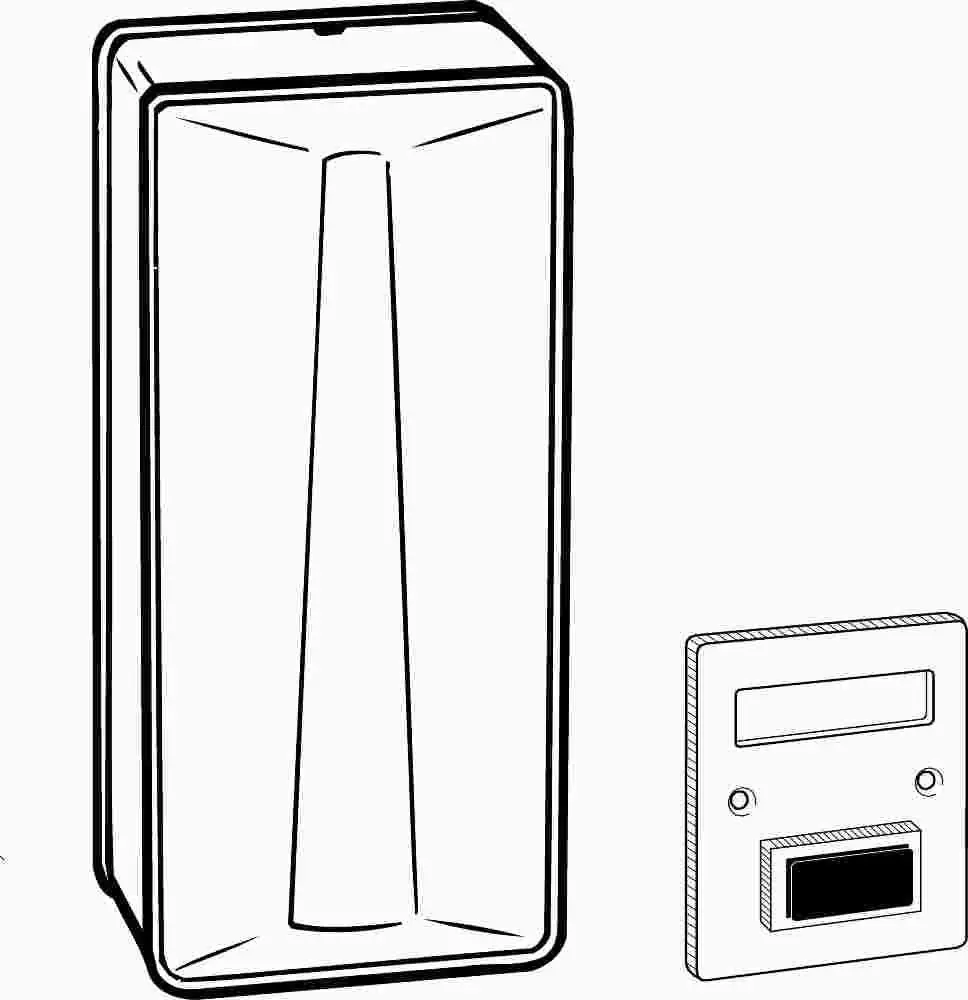 2 Note Door Chime Non Electric Ivory 1