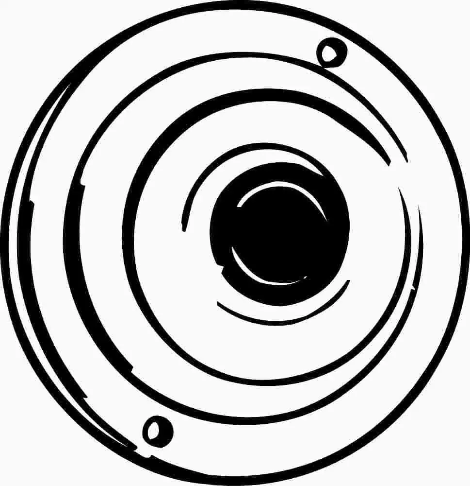 Push Button Brass Round 2-1-4 In. 1