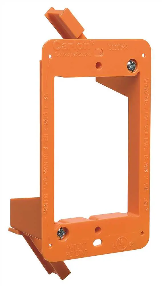 Low Voltage Old Work Bracket 1 Gang Non-Metallic 1