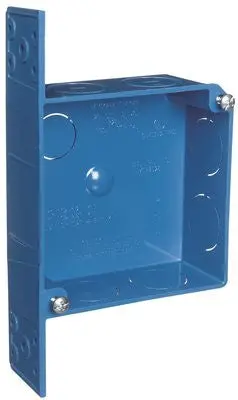 Non Metallic 4 In. Square Outlet And Switch Box 1