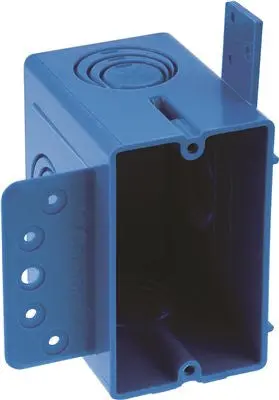 1-Gang Outlet And Switch Box With Eccentric Knockout 22 Cu 1