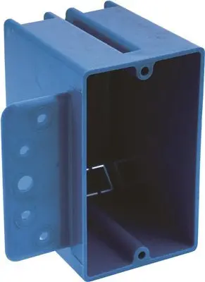 Non Metallic 1 Gang Zip Box With Bracket 18 Cu. In. 1