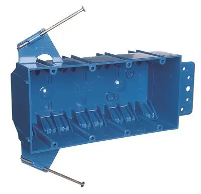 4 Gang New Work Box 60 Cu. In. 1