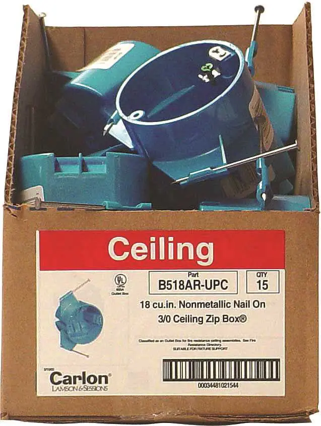 Work Nonmetallic Ceiling Boxes 18 Cu. In. 1