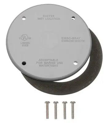 Round Weatherproof Cover 4" 1