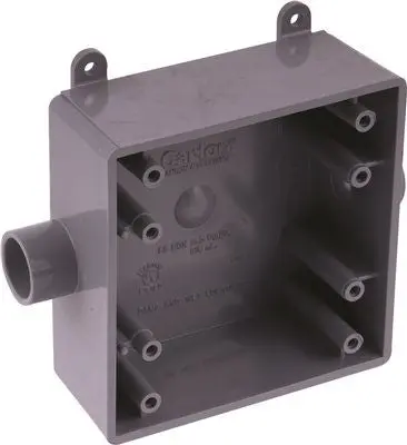 Two-Gang Box Type 2Fsc 1-2" 1