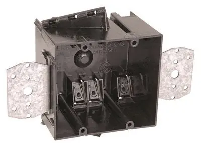 Work Switch Box 2 Gang Non Metallic 1