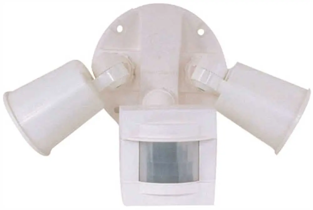 Motion-Activated Dual-Head Security Floodlight, 2 150-Watt Par Lamps (Sold Separately) 1