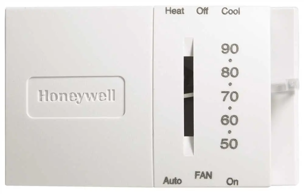 Honeywell Single-Stage Thermostat, 24 Volts, White 1