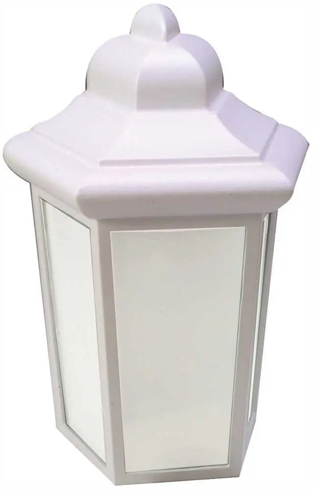 Cast Aluminum Wall Mount Fixture, 8 X 12 In., Uses 1 13-Watt G24q-1 Base Bulb (Not Included) 1