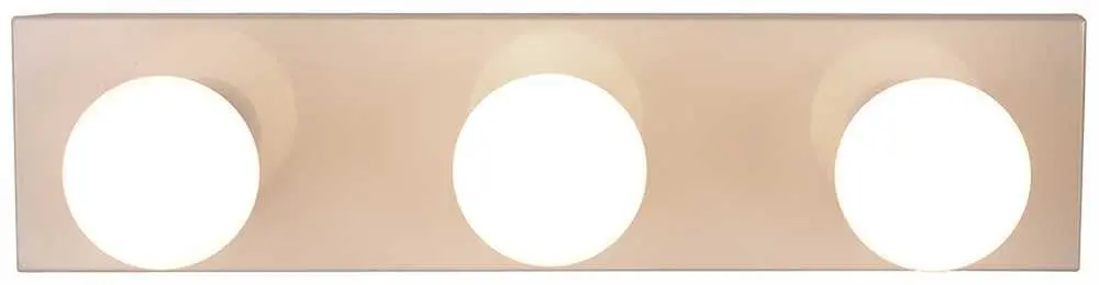 Royal Cove Vanity Strip Light Fixture, 18", White, Uses 3 60-Watt Incandescent G25 Medium Base Bulbs 1