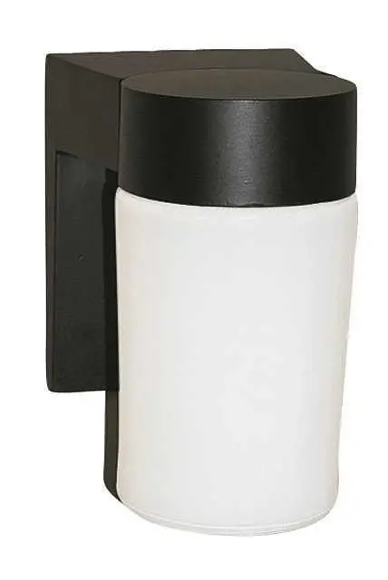 Outdoor Wall Fixture 7 In. X 4-1-4 In. Black 1