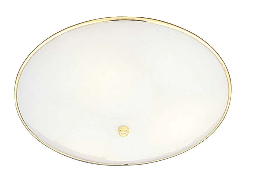 Bedroom Fixture, Classic Satin Frosted 15" 1