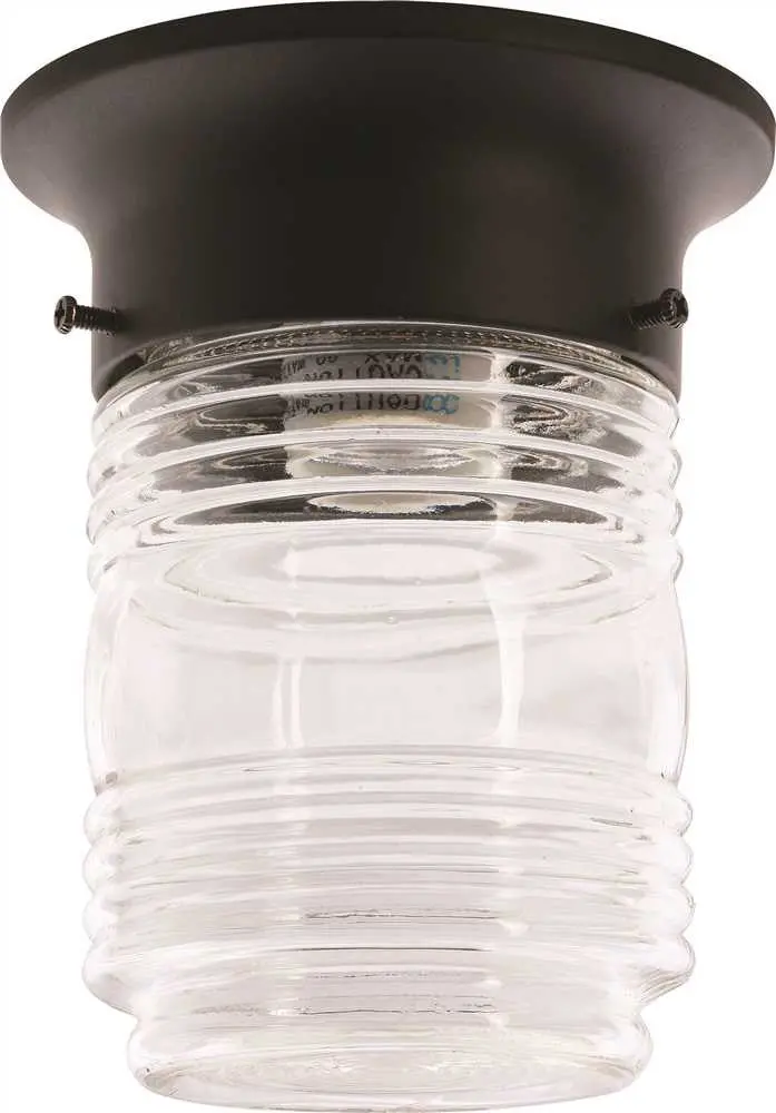 Cylindrical Glass Ceiling Lantern 1