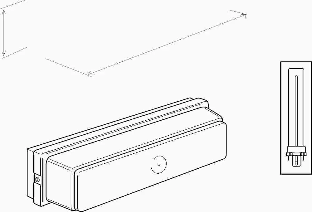 Compact Fluorescent Wall-Ceiling Fixture 1