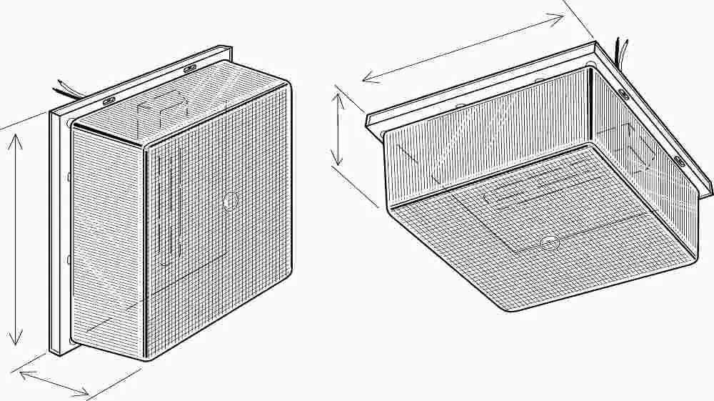 Compact Fluorescent Ceiling Fixture 1
