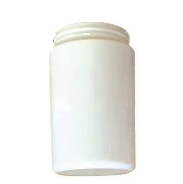 Polycarbonate Cylinder 6-1-4" White 1