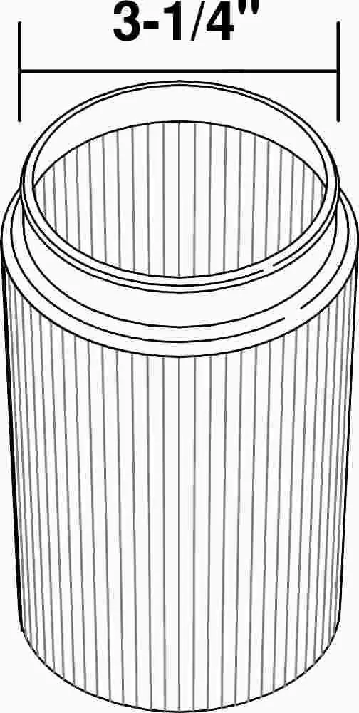 Polycarbonate Jar 8-1-2" Clear 1
