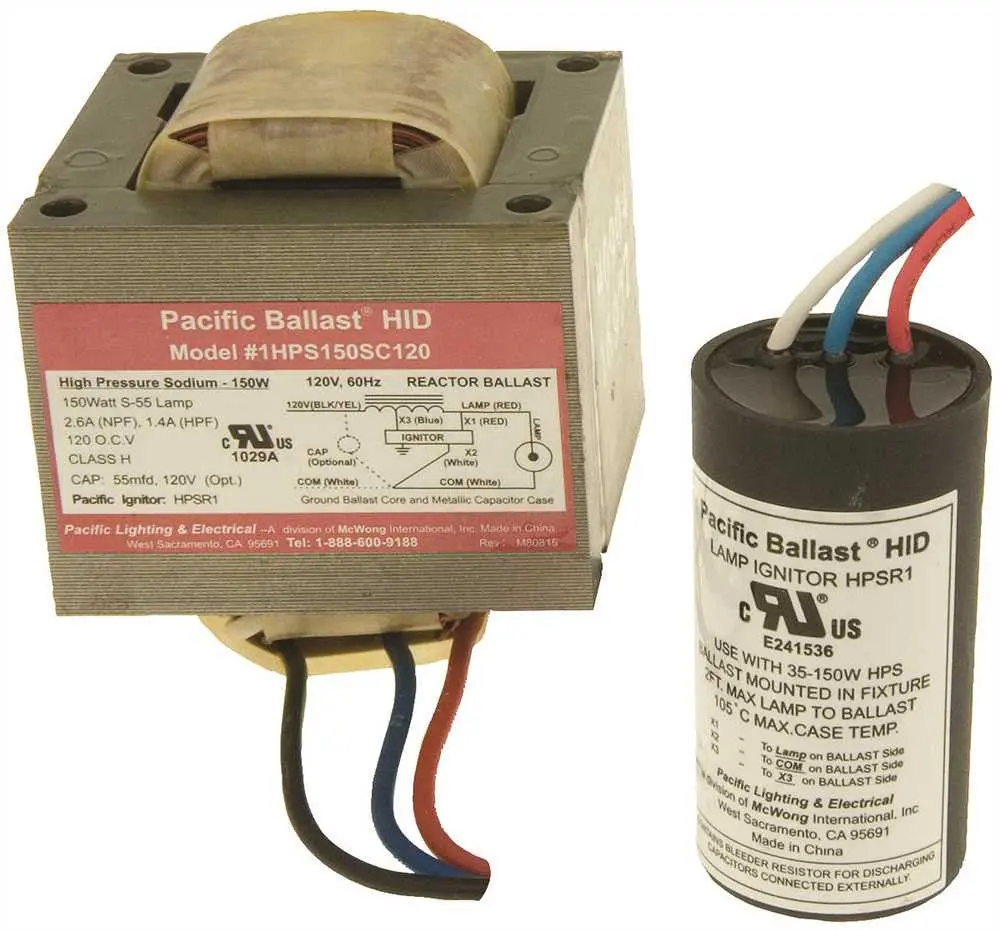 High Pressure Sodium Ballast Kit 60 Hertz 1