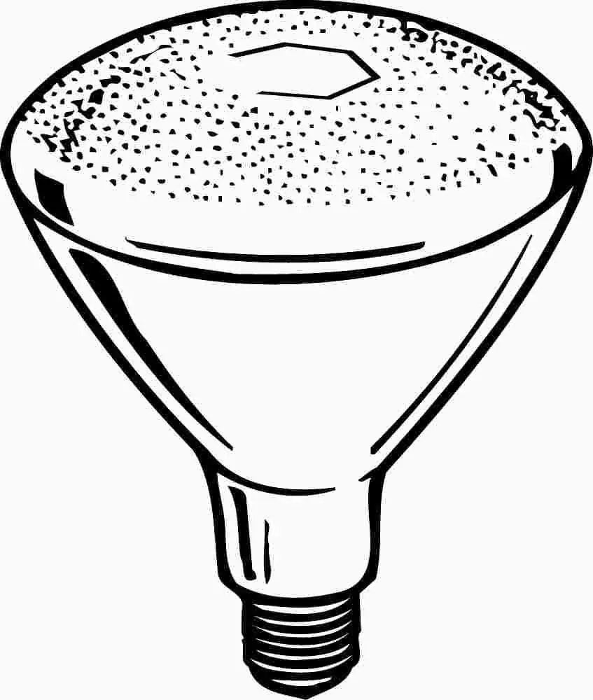 Satco Halogen Color Flood Lamp Br38, 100 Watt, 120 Volt, Medium Base, Yellow, 110 Deg. Beam Spread 1