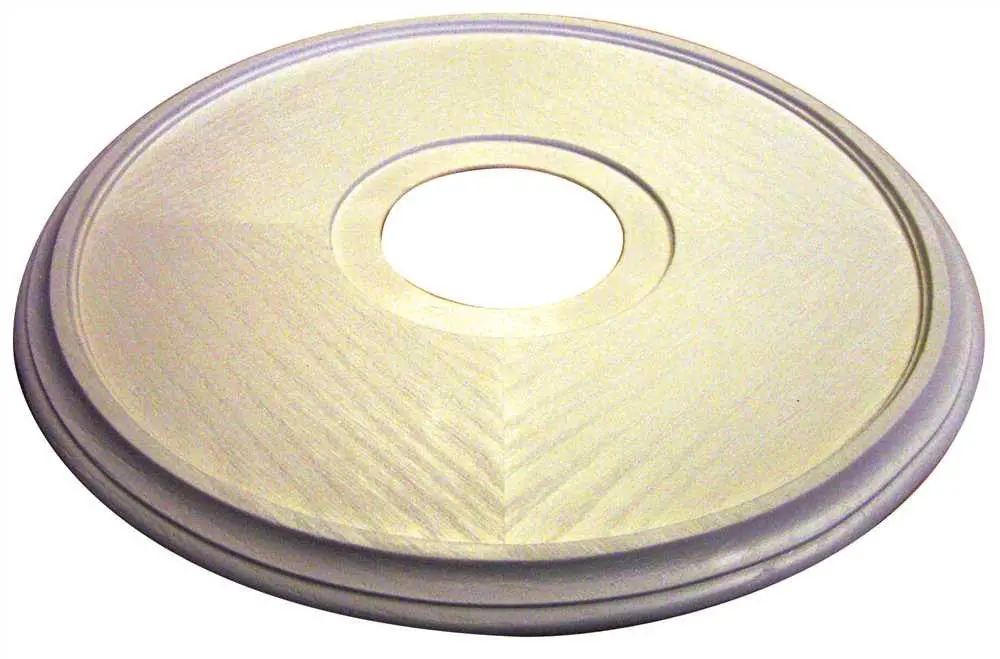 Westinghouse 16 In. Molded Plastic Ceiling Medallion, Textured White Finish 1