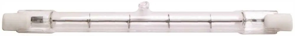 Satco&Reg; Halogen Quartz Lamp, T3, 500 Watts, 130 Volts, Double Ended Base, Clear, Uv Filter 1