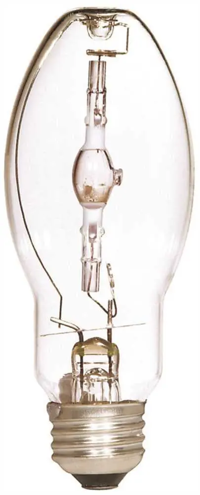 Satco Metal Halide Lamp Ed17, 175 Watt, Medium Base, Clear, Universal Burn Position 1