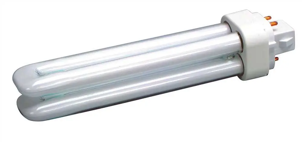 Sylvania Dulux&Reg; D-E Ecologic&Reg; Pl Type Compact Fluorescent Lamp, T4, Dual Tube, 26 Watt, 2700K, 82 Cri, G24q-3 1