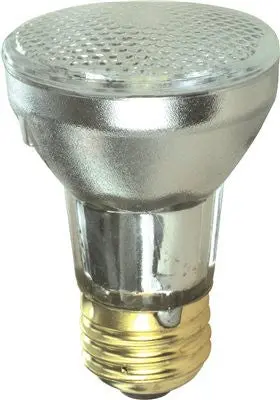 Satco&Reg; Halogen Flood Lamp Par16, 60 Watt, 120 Volt, Medium Base, Clear, Nfl 30 1