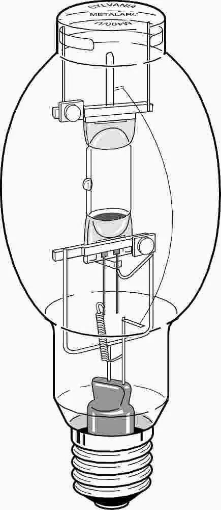 Sylvania Metalarc&Reg; Metal Halide Lamp, Bt56, 1,000 Watt, 263 Volts, E39 Mogul, Clear, Universal Burn 1