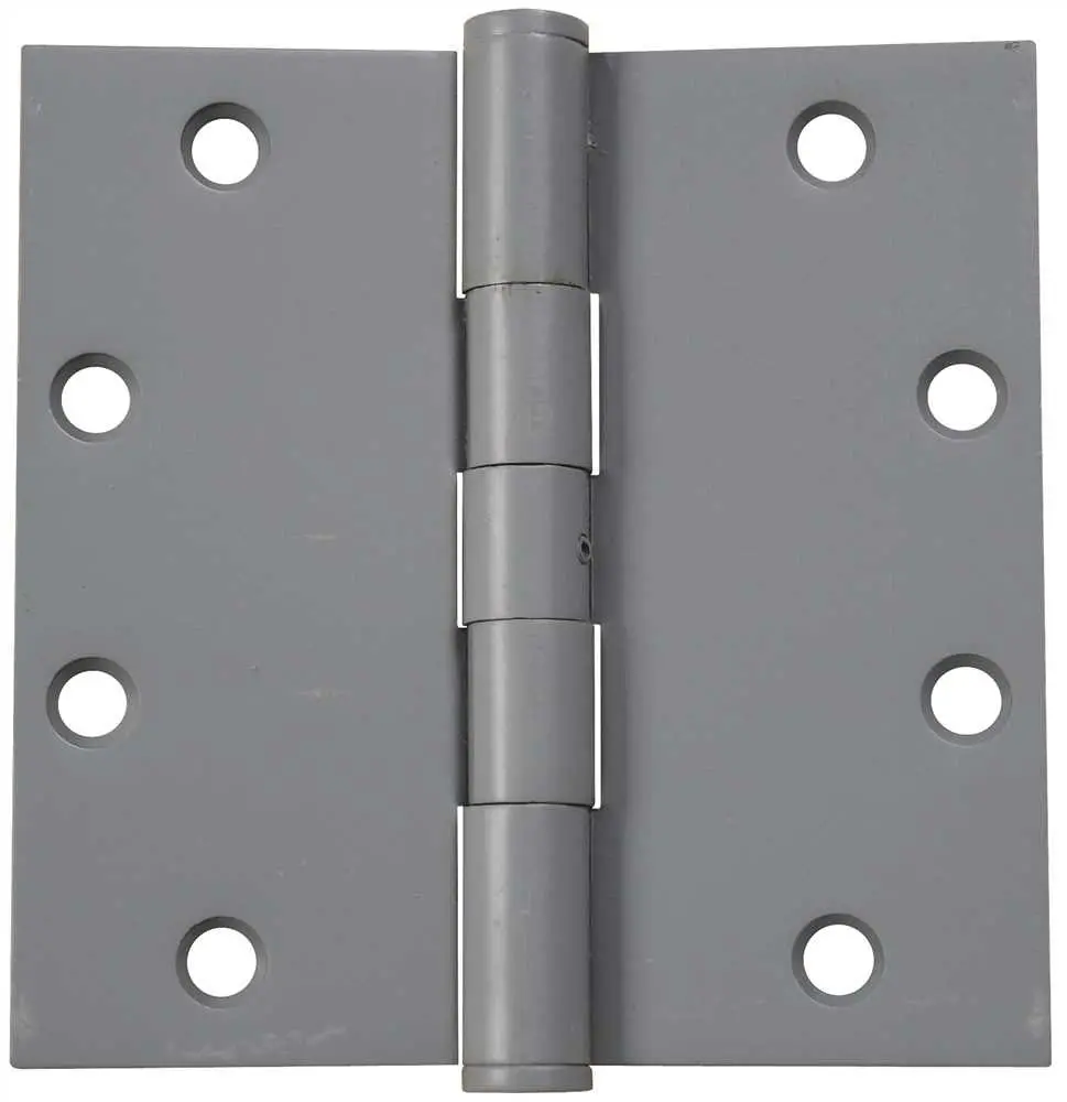 Anvil Mark&Reg; Butt Hinges, Square Corner, 4-1-2 In., Prime Coat, 3 Per Pack 1