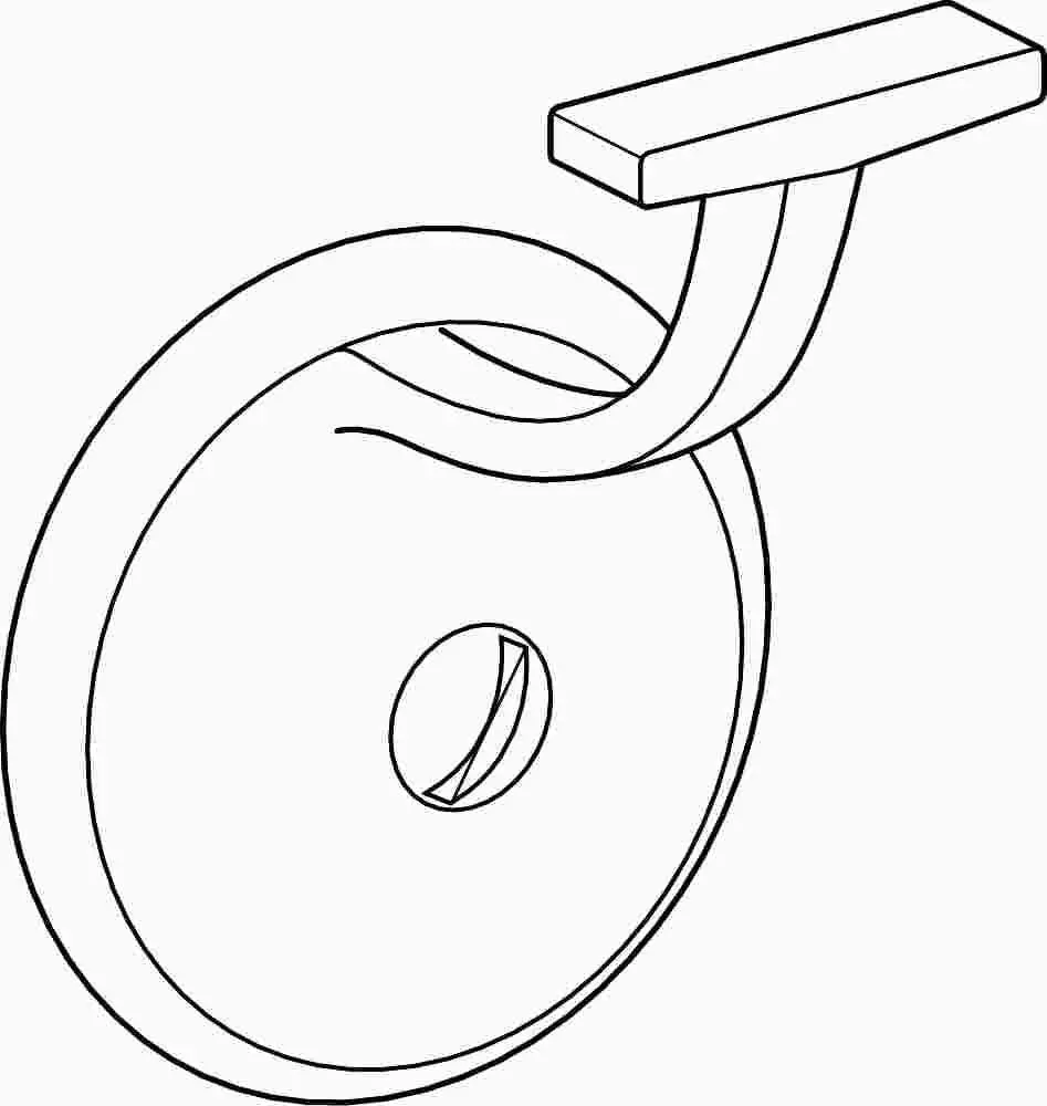 Hand Rail Bracket Brass Plated 1