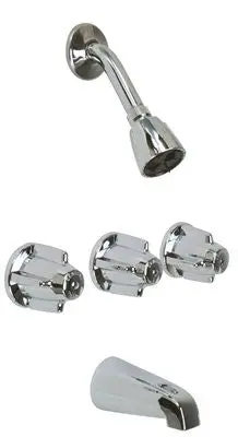 Central Brass 3-Valve Tub-Shwr Set #0868-Z 1