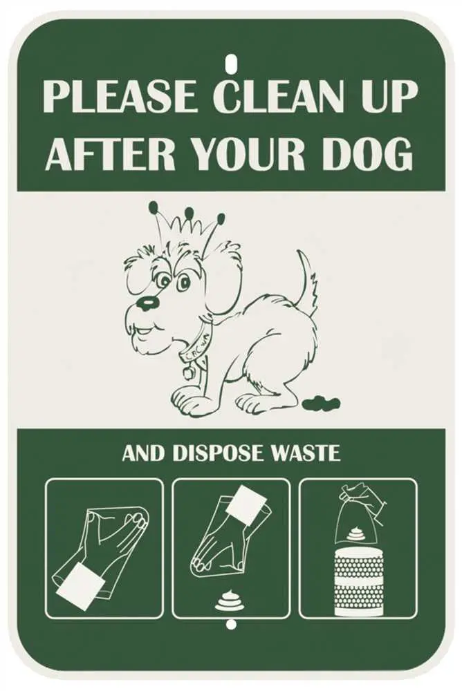 Poopy Pouch Pet Waste Station Replacement Sign 1