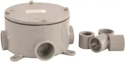 Round Junction Box 1-2" To 3-4" Combo 1