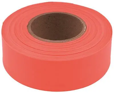 6880 Orange Glo Flagging Tape, 1-3-16&Rdquo; X 150&Rsquo; 1