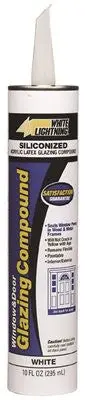 Window And Door Glazing Compound White 1
