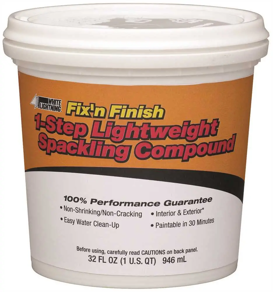 One Step Lightweight Spackling Compound Quart 1