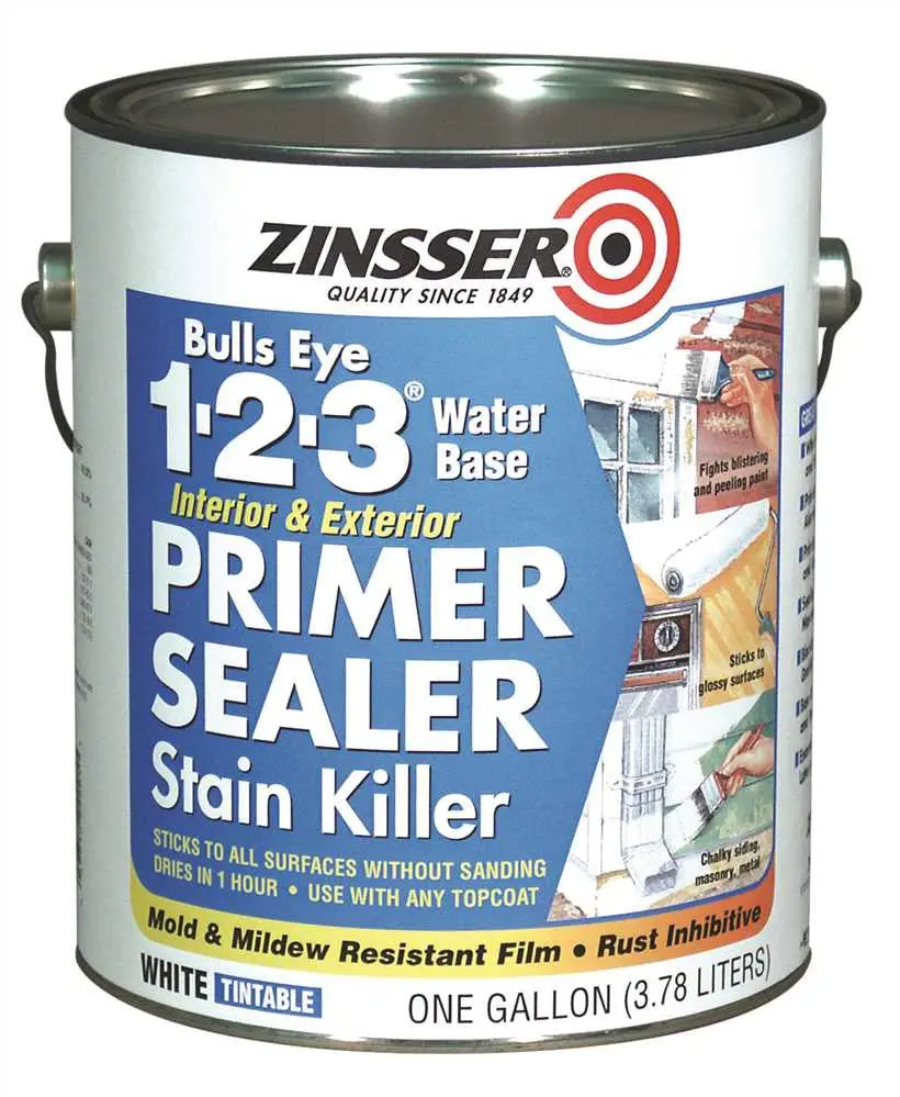 Water Based Primer Sealer Bulls Eye 1 2 3 Gallon 1