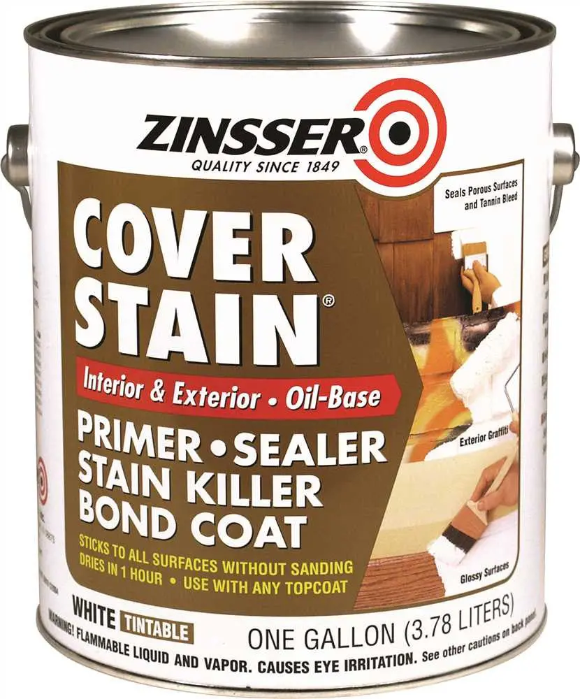 Zinsser Cover Stain Oil Base Primer Sealer 1 Gallon Low Voc 1