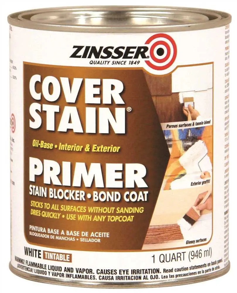 Zinsser Bullseye Cover Stain High Hide Oil Based Primer, 1 Gallon 1