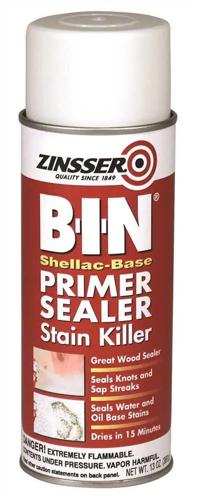Zinsser B I N Shellac Base Primer Sealer 12 Oz 1