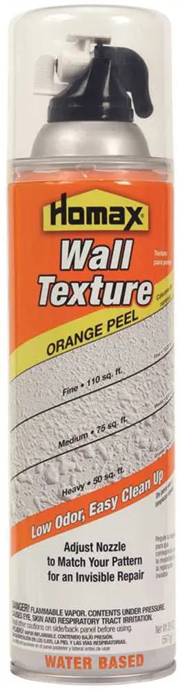 Aerosol Wall Texture, Water-Based Orange Peel, 20 Oz. 1