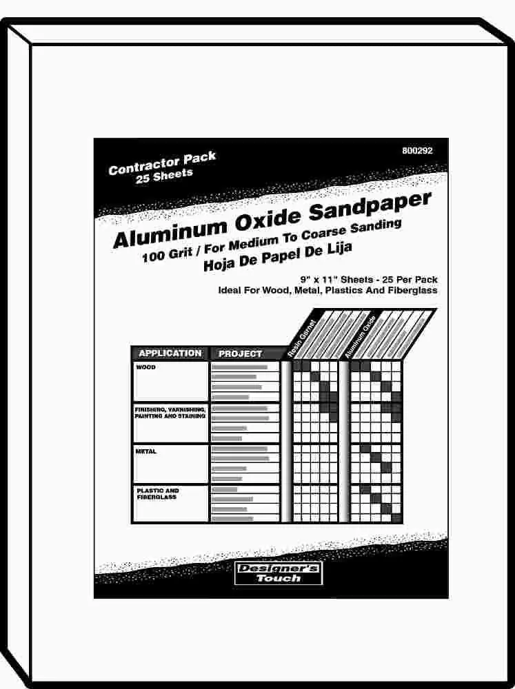 Sandpaper 9" X 11" 220 Grit 1