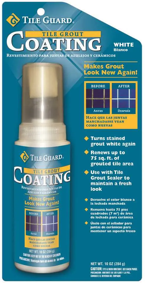 Tile Grout Coating, 10 Oz., White 1