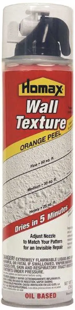 Homax Aerosol Wall Texture Orange Peel Oil Based 10 Oz. 1